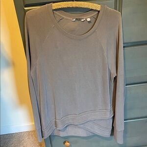 Athleta Women's Taupe Long Sleeve Sweatshirt